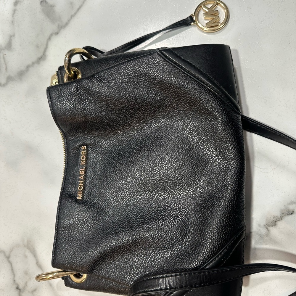 Michael Kors Black Leather Women's Bag